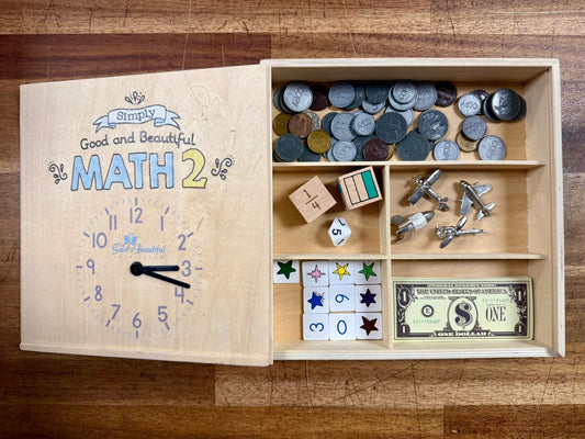 TGTB Simply Good & Beautiful Math 2 Box - VG
