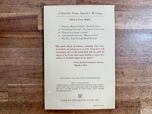 Abraham Lincoln: Mystic Chords of Memory