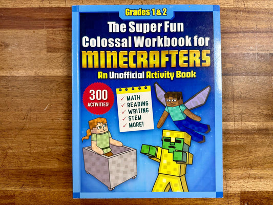 Super Fun Colossal Workbook for Minecrafters: Grades 1 & 2