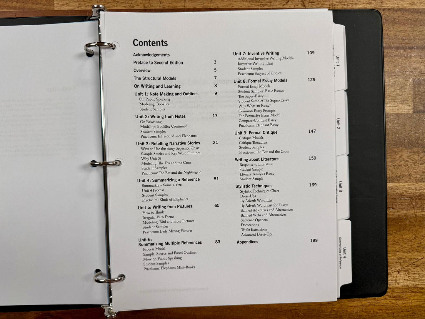 IEW Teaching Writing Structure & Style Seminar Workbook 2nd Ed