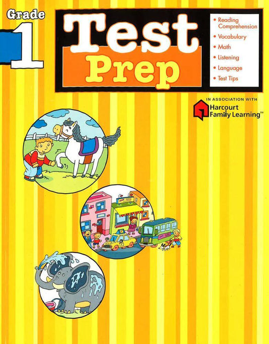 Test Prep: Grade 1 (Harcourt Family Learning series)