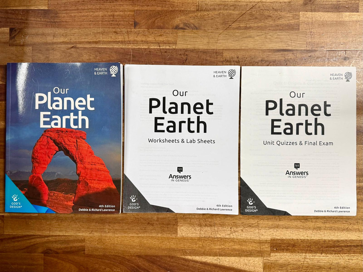 God's Design Heaven & Earth Our Planet Earth Set of 3 - Clean