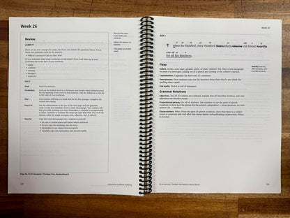 IEW Fix It! Grammar The Nose Tree Teacher's Manual Book 1 - Condition FAIR & CLEAN