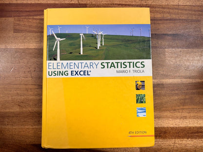 Elementary Statistics Using Excel 4th Ed