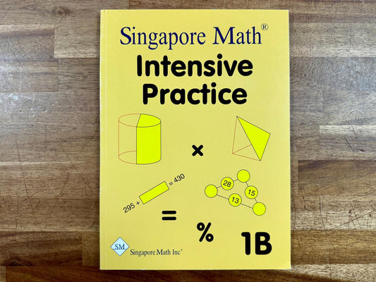 Singapore Math Intensive Practice 1B U.S. Edition - Like New