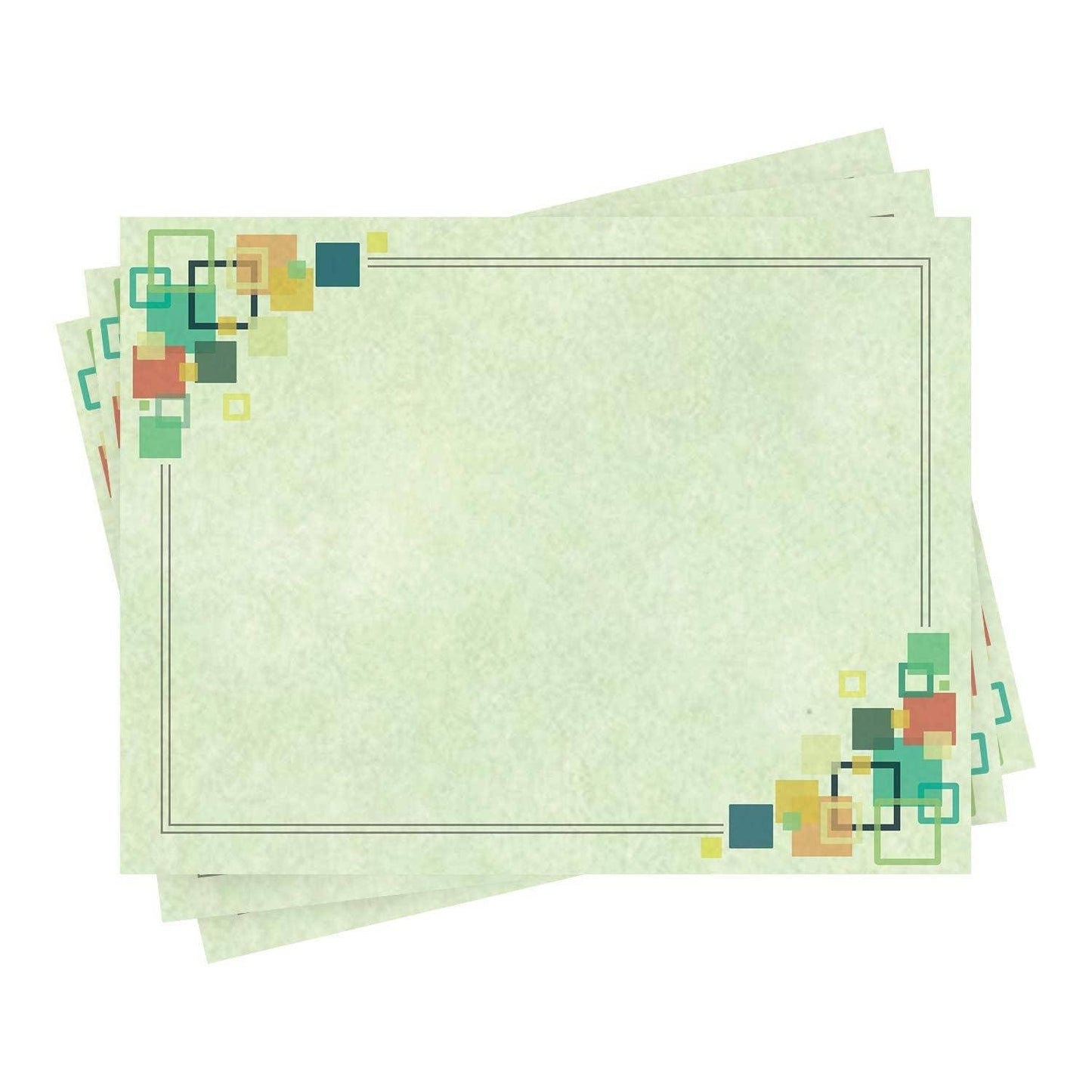 Elegant Blank Award Certificates - Letter Size, 10 Sheets - Laser & Inkjet Compatible
