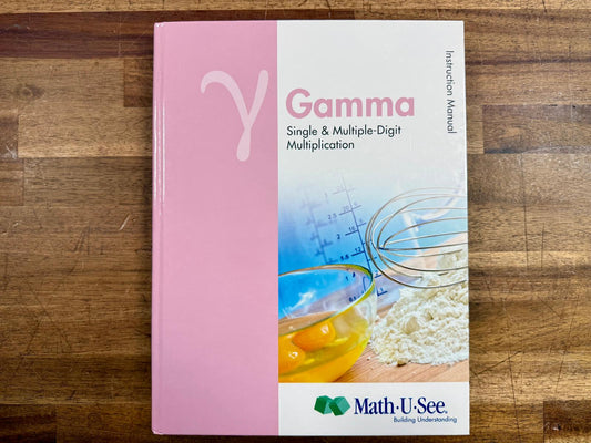 Math-U-See Gamma Instructional Manual - Like New