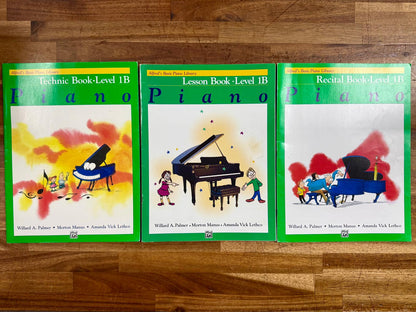 Alfred's Basic Piano Library Level 1B Complete Set of 3