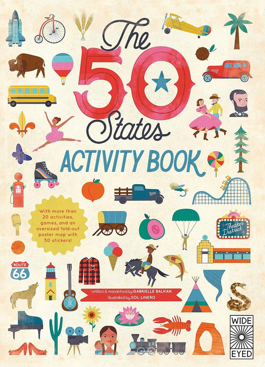 The 50 States: Activity Book: Maps of the 50 States of the USA | Volume 2 (Condition - GOOD)