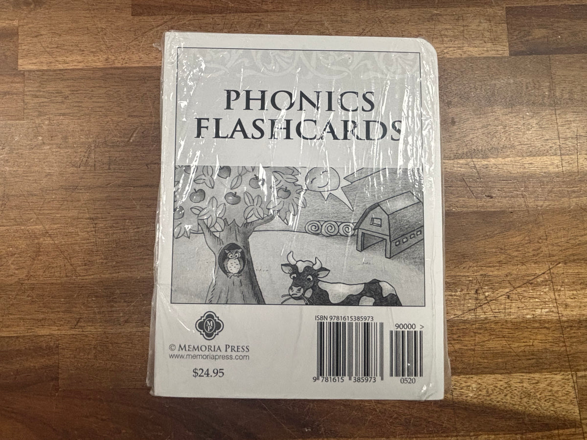 Memoria Press First Start Reading Set: Teacher Guide Text Flashcards