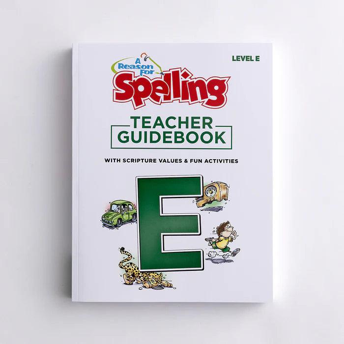 A Reason For Spelling Level E Set, 2nd Edition