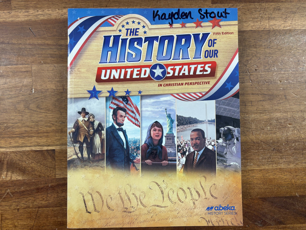 Abeka History of Our United States 4 Set 5th Ed