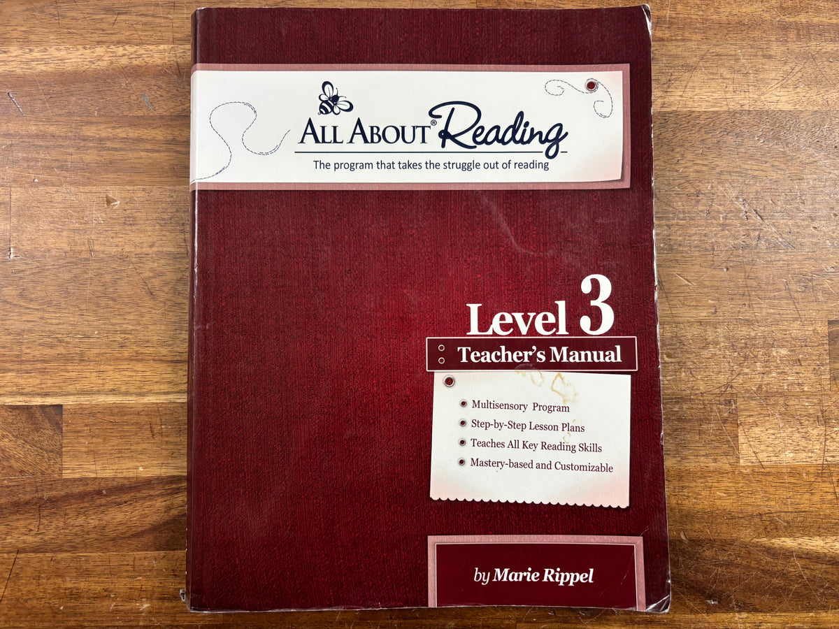 All About Reading Level 3 Teacher's Manual by Marie Rippel