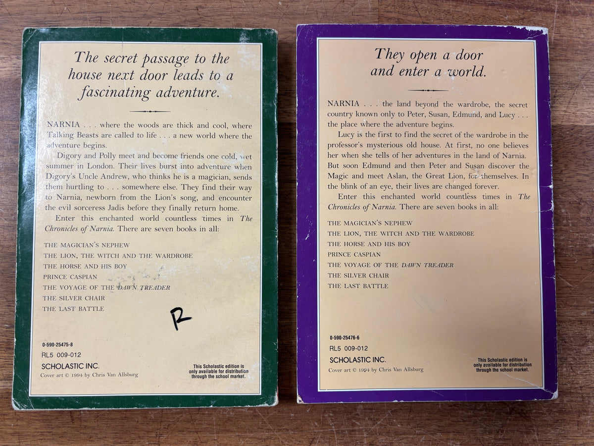 Chronicles of Narnia 6-Book Set C.S. Lewis Scholastic — photo 3 of 7