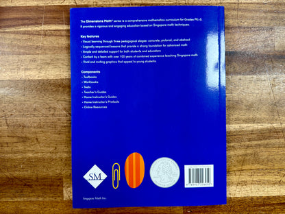 Singapore Dimensions Math 1B Set of 5 - Like New