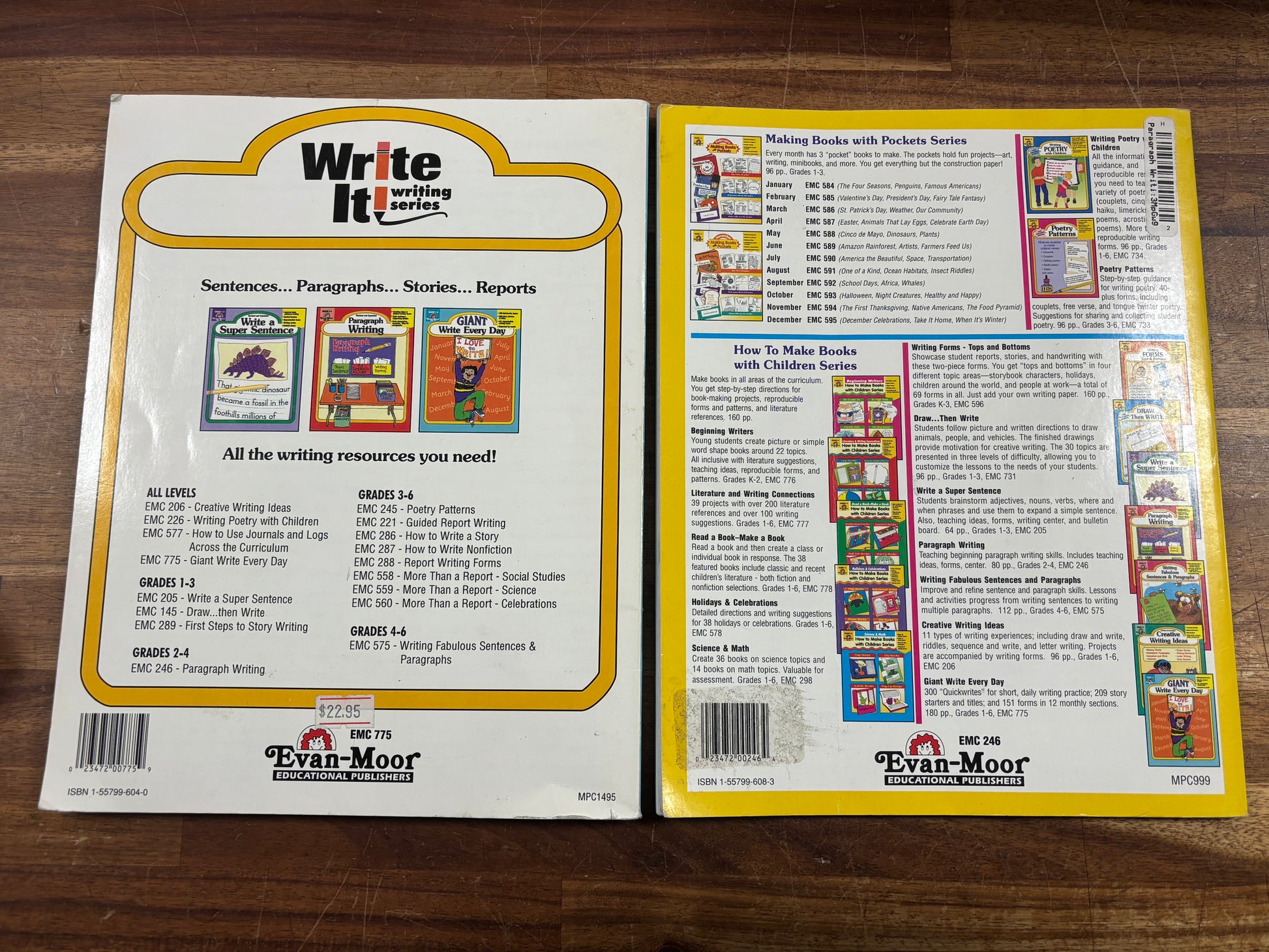 Evan-Moor Paragraph Writing & Giant Write Every Day Bundle — photo 2 of 2