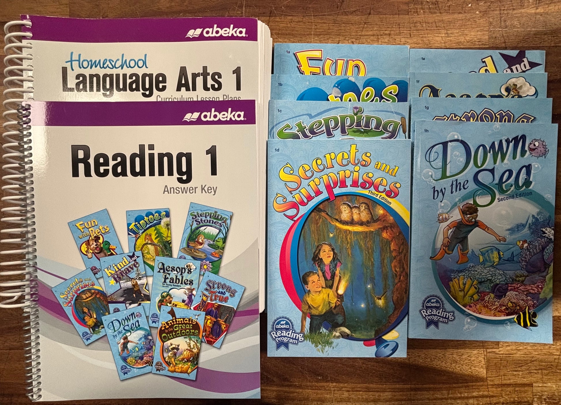 Abeka Reading Program Readers Grade 1 Set — front cover