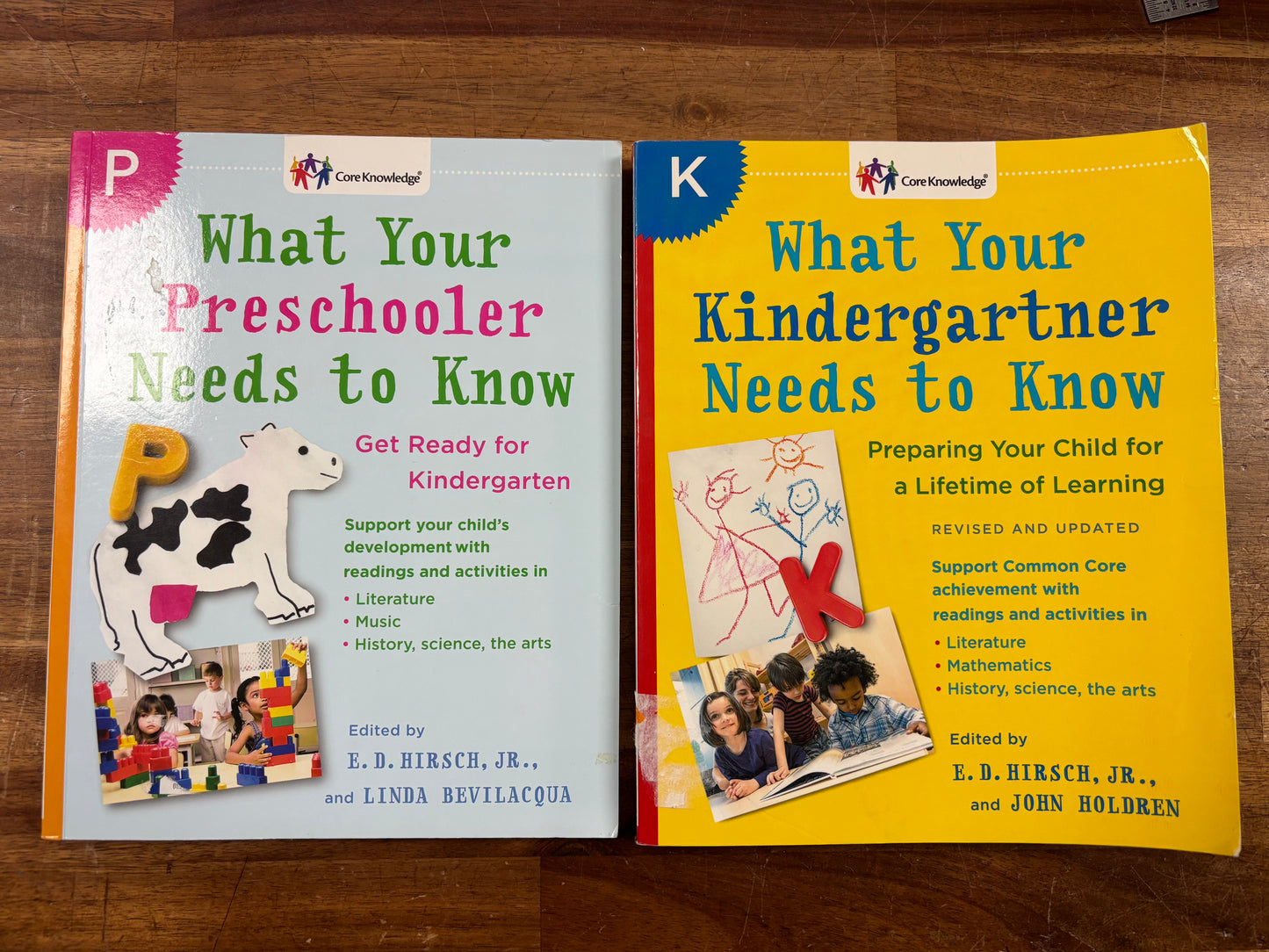 Core Knowledge: Preschooler & Kindergartner Needs to Know Set — front cover