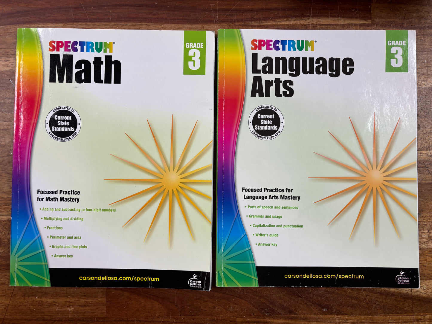 Spectrum Grade 3 Set: Spelling, Math, Language Arts, Science — photo 4 of 7