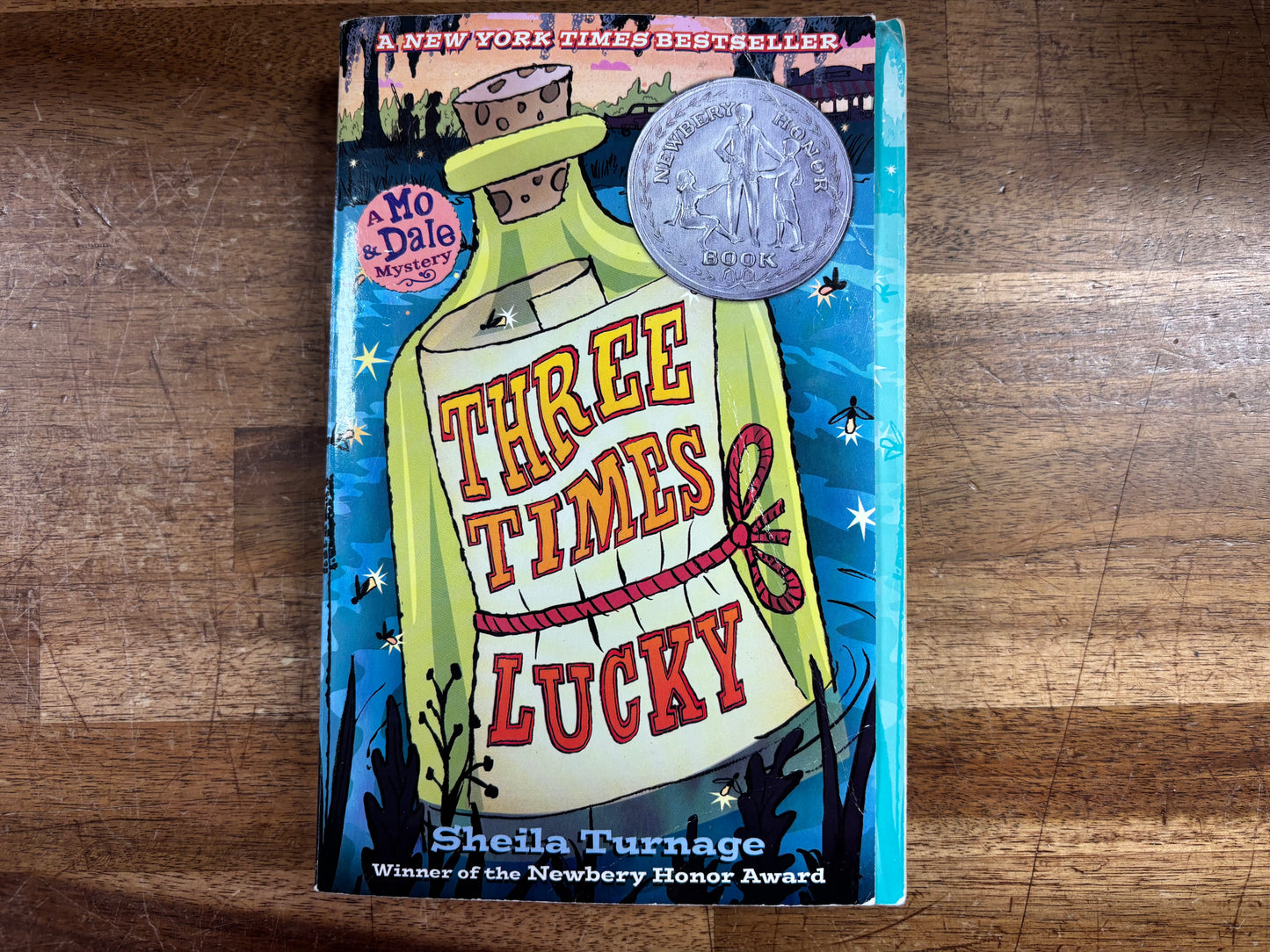 Three Times Lucky: a Mo & Dale Mystery by Sheila Turnage — front cover