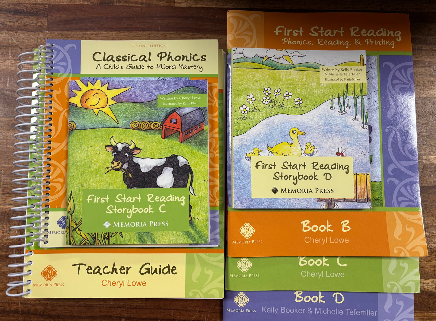 Memoria Press First Start Reading Set: Teacher Guide + Books a-B — front cover
