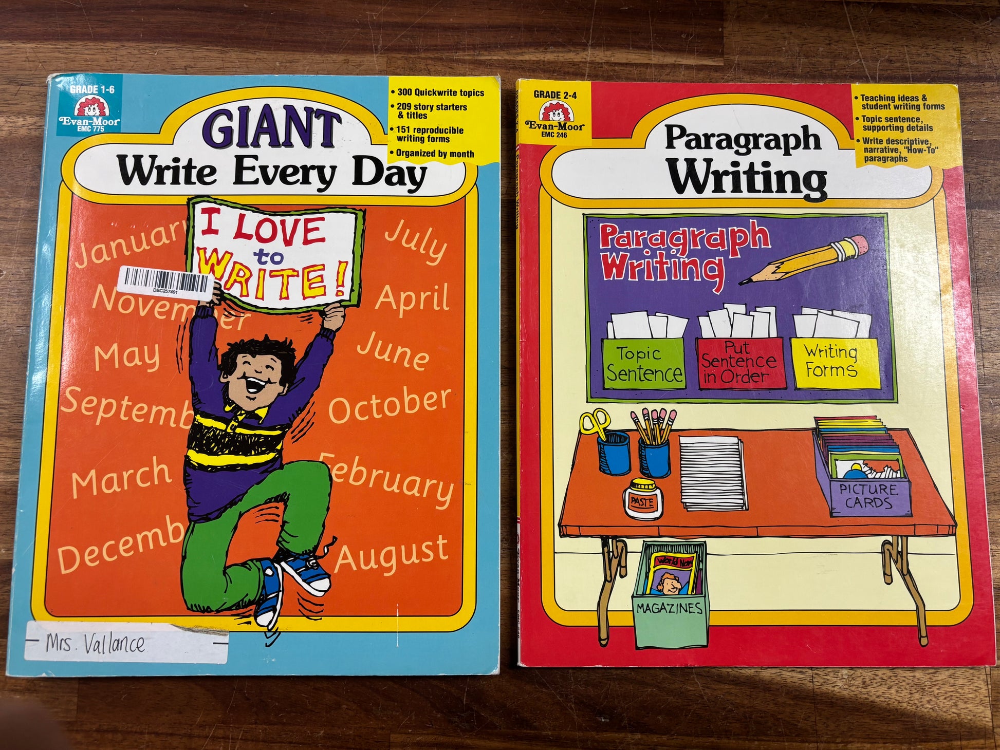 Evan-Moor Paragraph Writing & Giant Write Every Day Bundle — front cover
