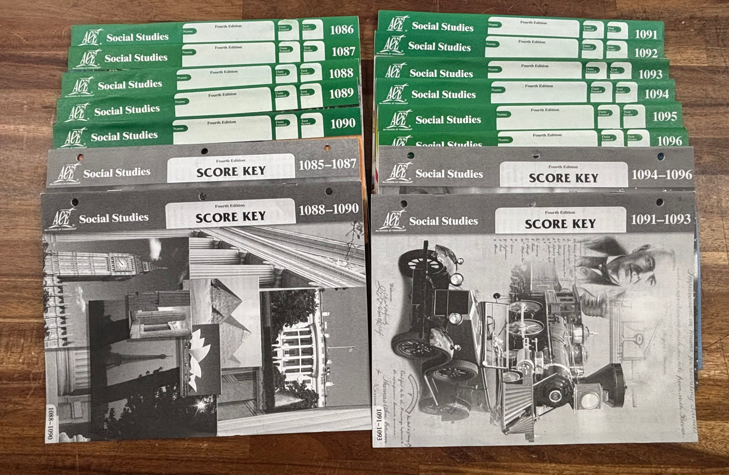 ACE Social Studies PACE Set 1086-1096 Fourth Edition W/ Key — front cover