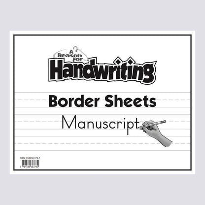 Handwriting Manuscript Border Sheet Pack (NEW)