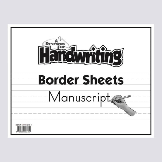 Handwriting Manuscript Border Sheet Pack (NEW)