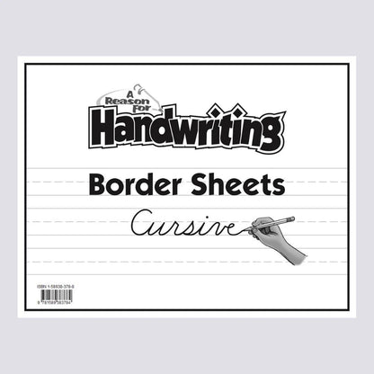 Handwriting Cursive Border Sheet Pack (NEW)