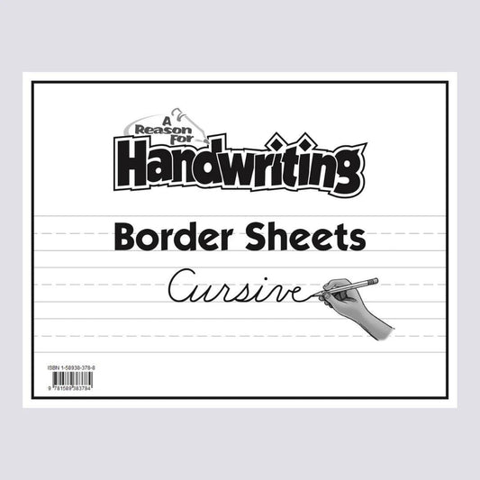 Handwriting Cursive Border Sheet Pack (NEW)