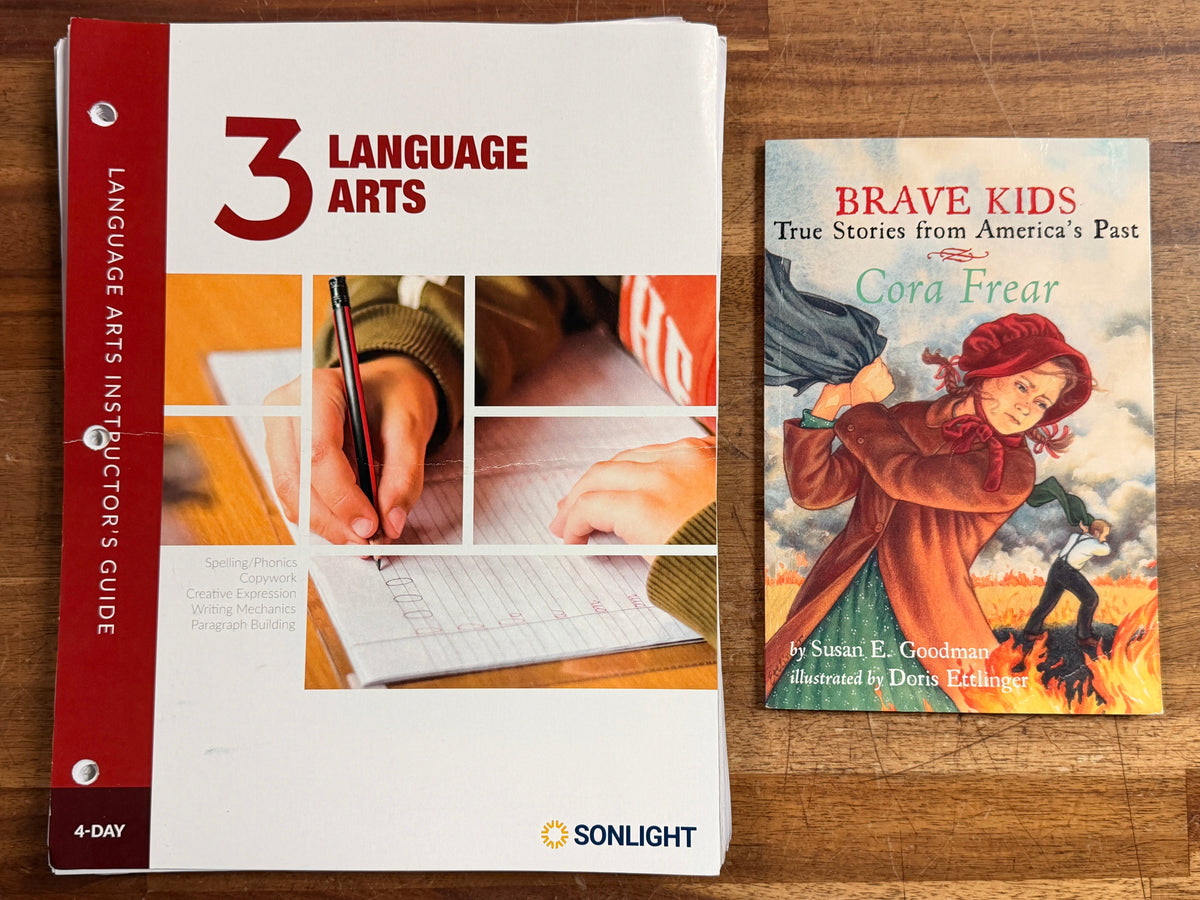 Sonlight Language Arts 3 Instruction Guide & Books LOT of 10