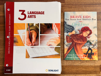 Sonlight Language Arts 3 Instruction Guide & Books LOT of 10