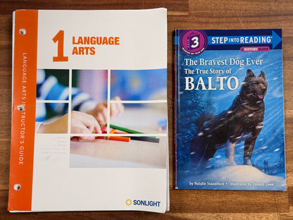 Sonlight Language Arts 1 LOT - Instruction Guide & Books