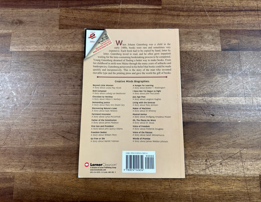 Fine Print | Story about Johann Gutenberg