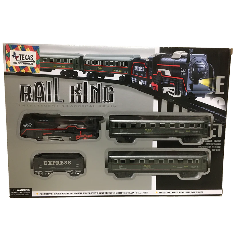 Rail King Intelligent Classical Train – Battery Operated Toy Set (NEW)