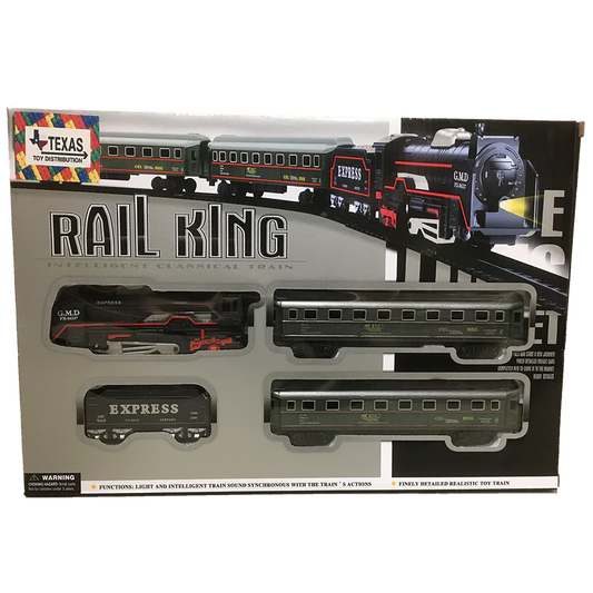 Rail King Intelligent Classical Train – Battery Operated Toy Set (NEW)