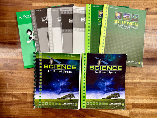 Abeka Science Earth & Space Complete Set 1st Ed 2016 - Clean