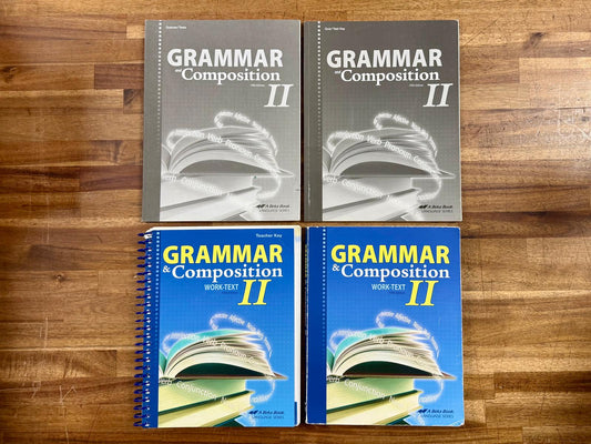 Abeka English 8 SET 2016 Grammar, Vocab, Literature - Clean