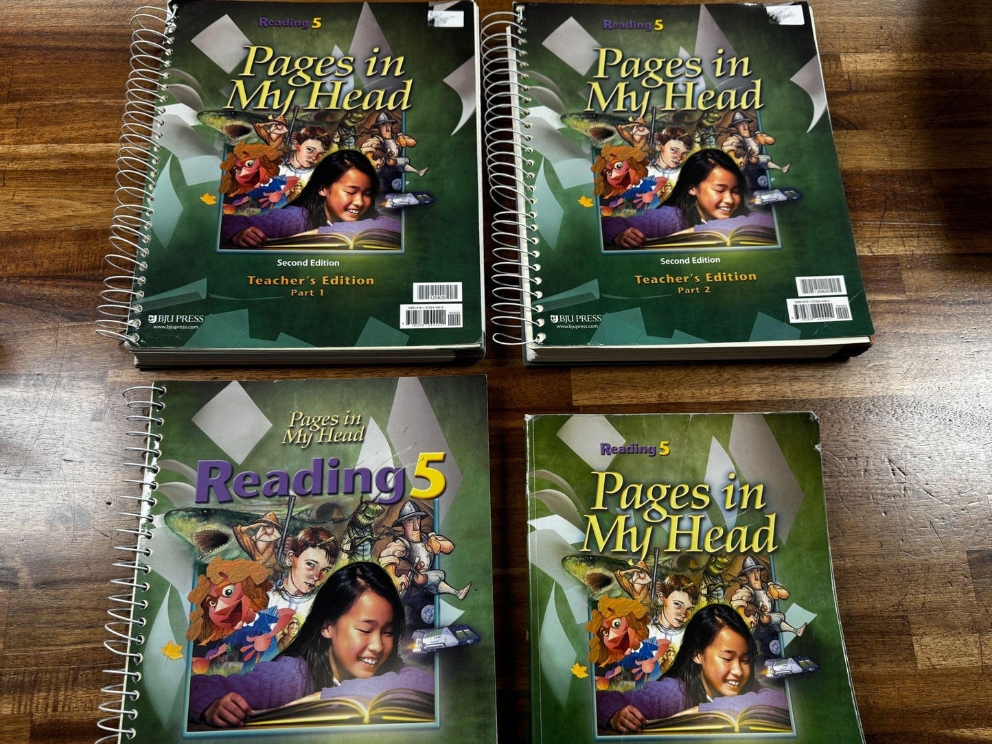 BJU Reading 5 Curriculum "Pages in My Head" SET