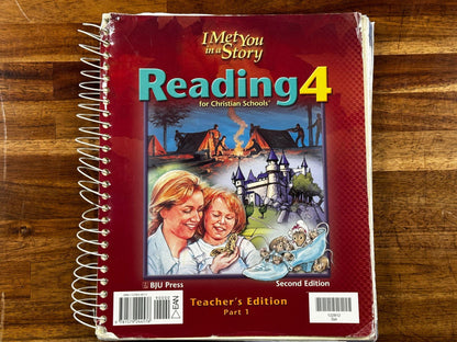 BJU Reading 4 I Met You in a Story SET