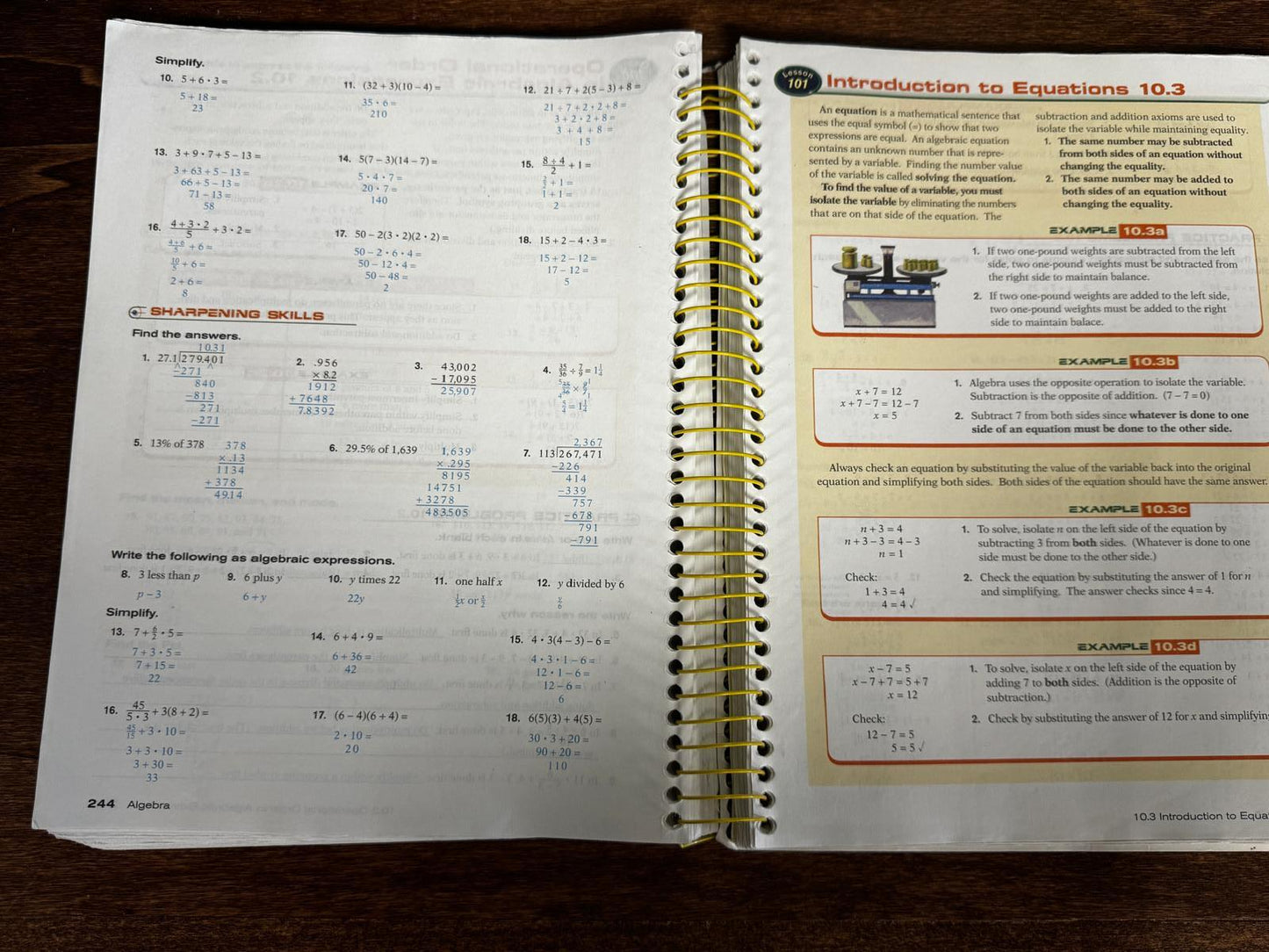 Abeka 3rd Ed Basic Mathematics in Christian Perspective (Teacher's Edition) - CLEAN