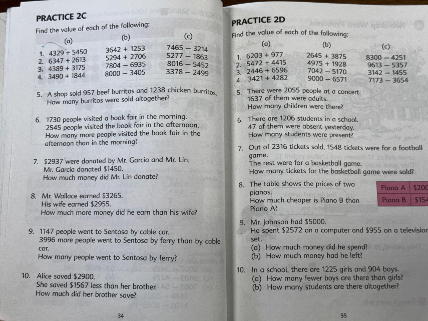 Singapore Math Primary Mathematics 3A US Edition - Condition GOOD