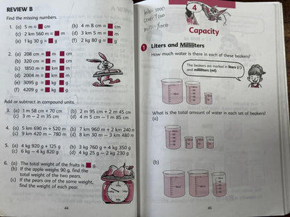 Singapore Math Primary Mathematics 3B US Edition - Condition GOOD