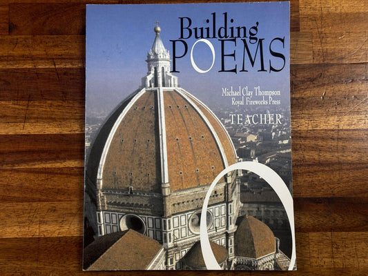 Royal Fireworks Press Building Poems Teacher Manual - Condition GOOD & CLEAN