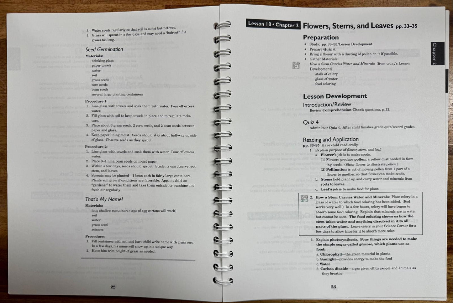 Abeka Homeschool Science & Health 3 Lesson Plans - CONDITION Good & Clean