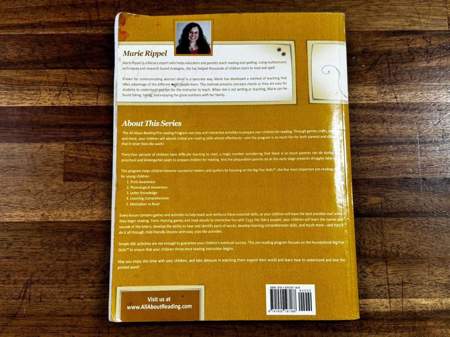 All About Reading Pre-Reading Teacher's Manual - Condition FAIR