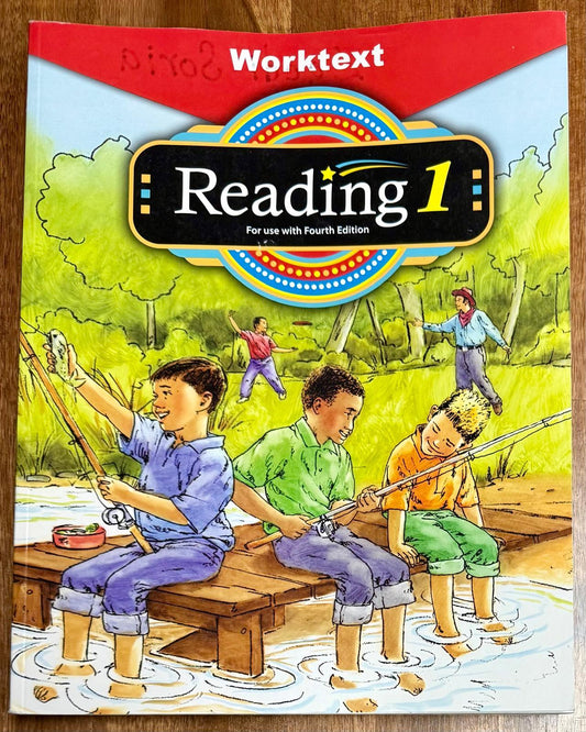 BJU Reading 1 Worktext for use with Fourth Ed - CONDITION Good and Clean