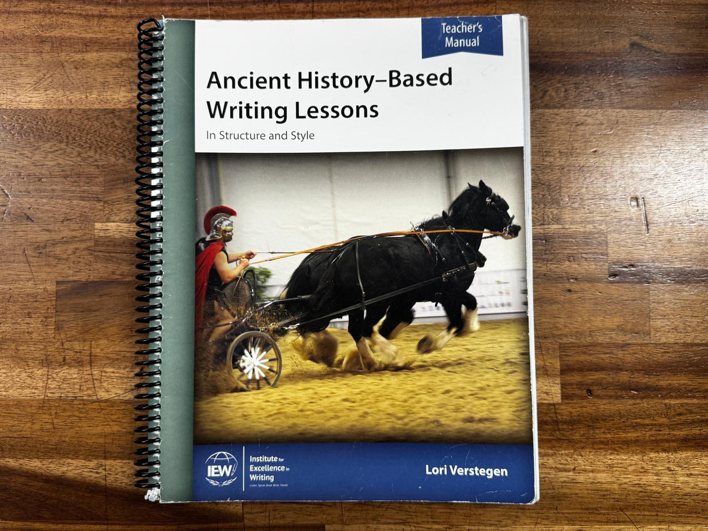 IEW Ancient History-Based Writing Lessons Student Book & Teacher Manual - Condition FAIR & CLEAN