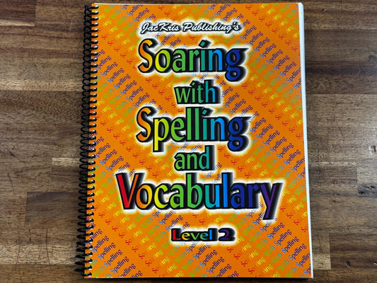 JacKris Publishing's Soaring with Spelling and Vocabulary Level 2 - Condition GOOD & CLEAN